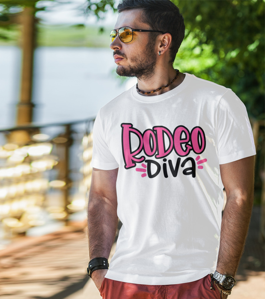 Rodeo Diva Country Cowgirl Princess Girls Western T-Shirt