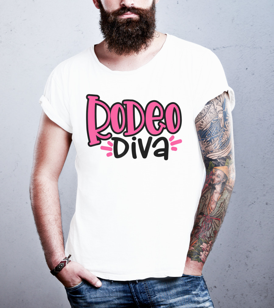 Rodeo Diva Country Cowgirl Princess Girls Western T-Shirt