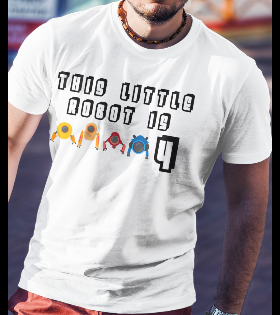 This Little Robot Is 4 Future Robotics Engineer T-Shirt