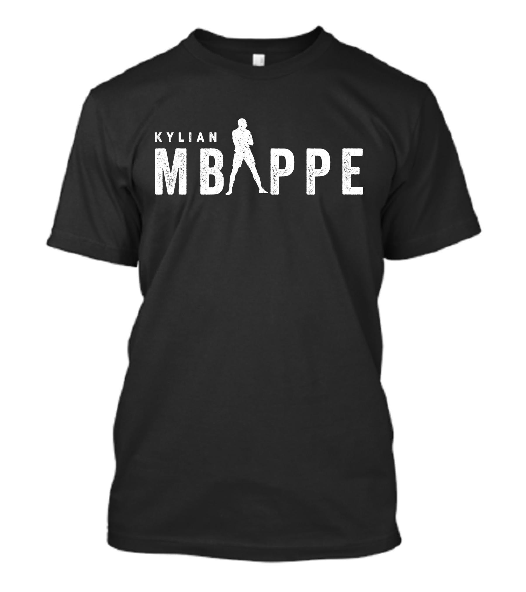 Koszulka Kylian Mbappe 10 Blue White PSG France Football Soccer T-Shirt