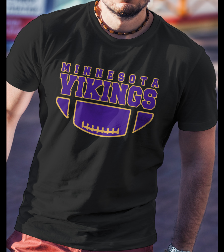 Minnesota Vikings Football Helmet Emblem T-Shirt