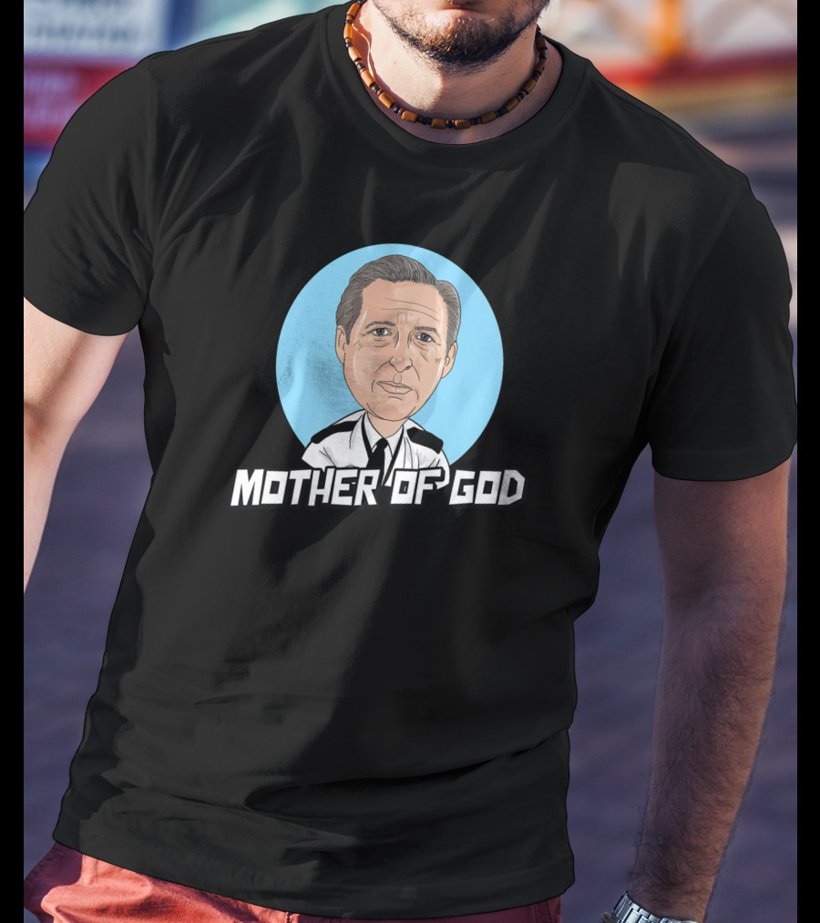 Mother Of God Line Of Duty Cartoon Caricature T-Shirt
