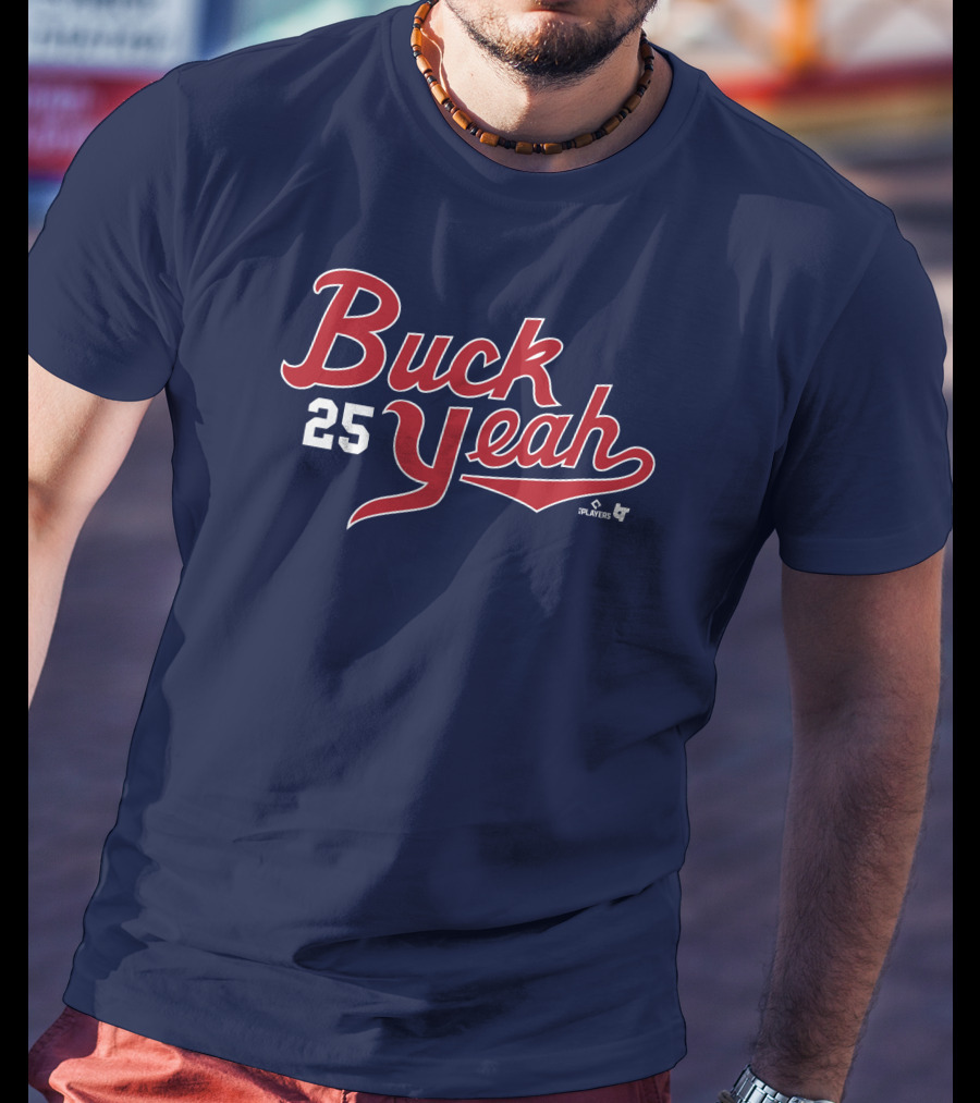 Buck Yeah 25 Players Navy Blue T-Shirt