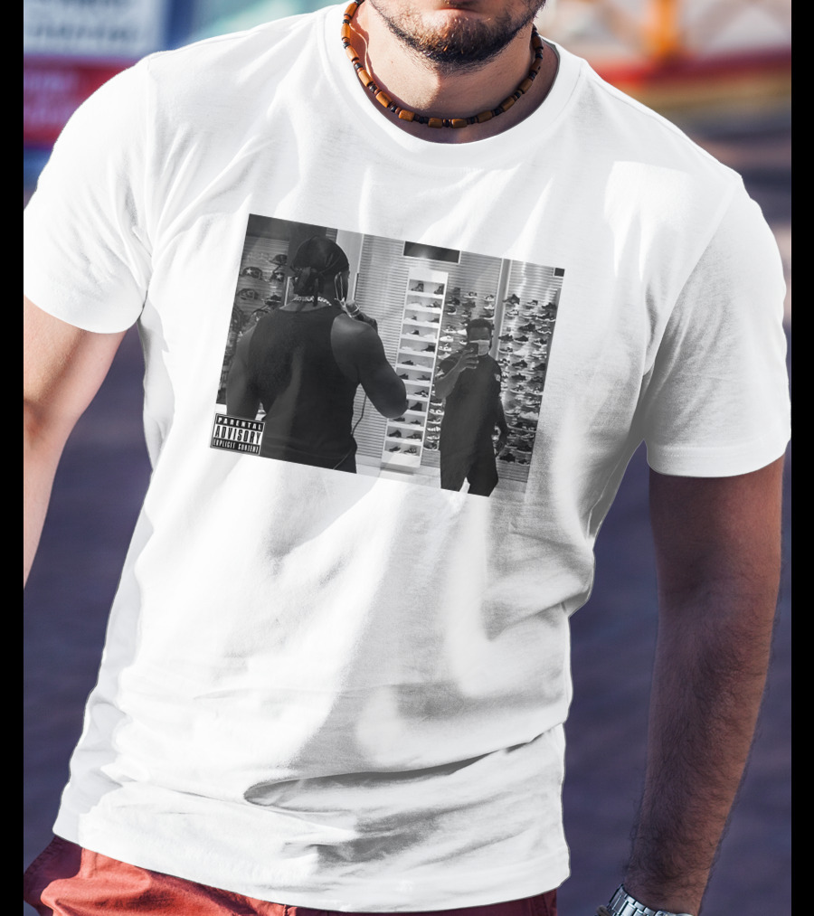 Jidion Merch PICTURE Parental Advisory Mirror Selfie Sneaker Store T-Shirt
