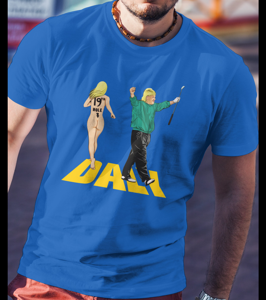 John Daly 19Th Hole Celebratory Pose With Golf Club T-Shirt