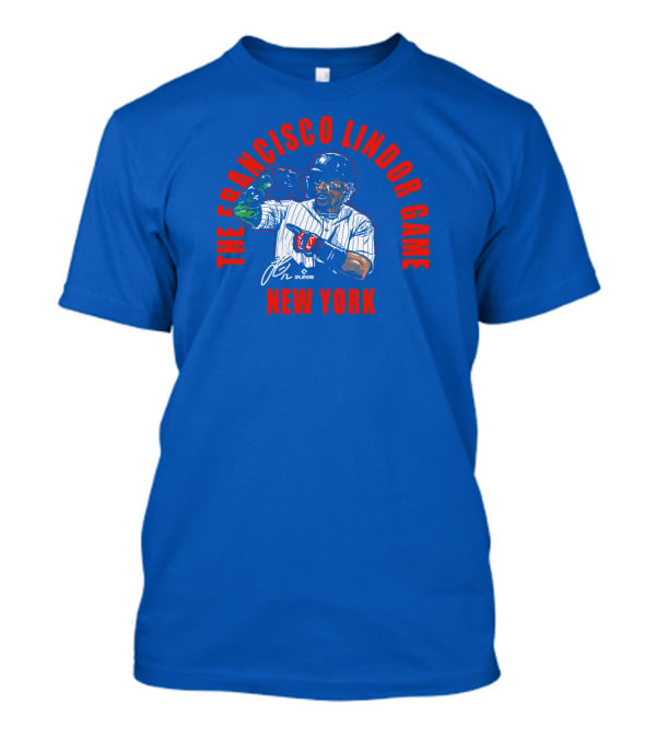 The Francisco Lindor Game New York Playoffs T-Shirt