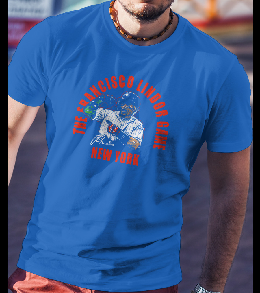 The Francisco Lindor Game New York Playoffs T-Shirt