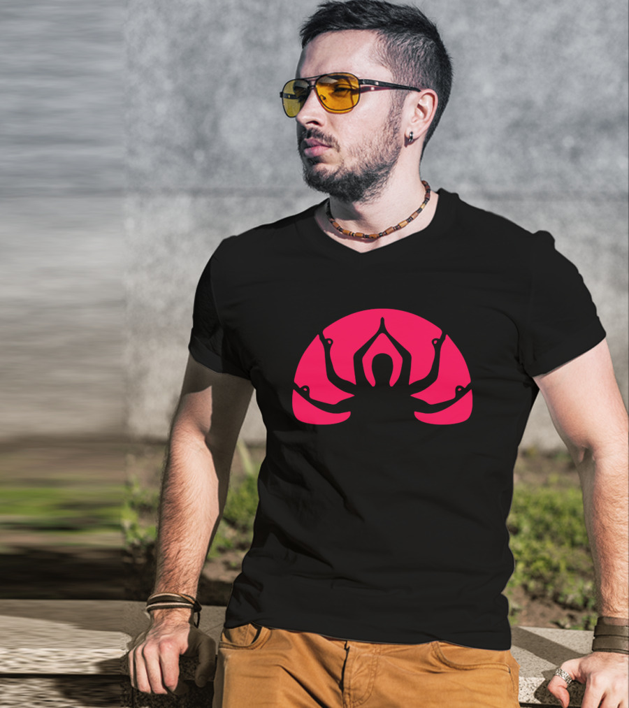 Duality Meditation Pose Mandala Yoga Fashion Trends T-Shirt