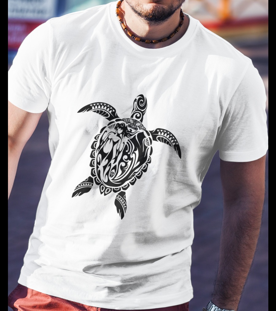 Turtle Turtles Polynesian Tribal Sea Turtle T-Shirt