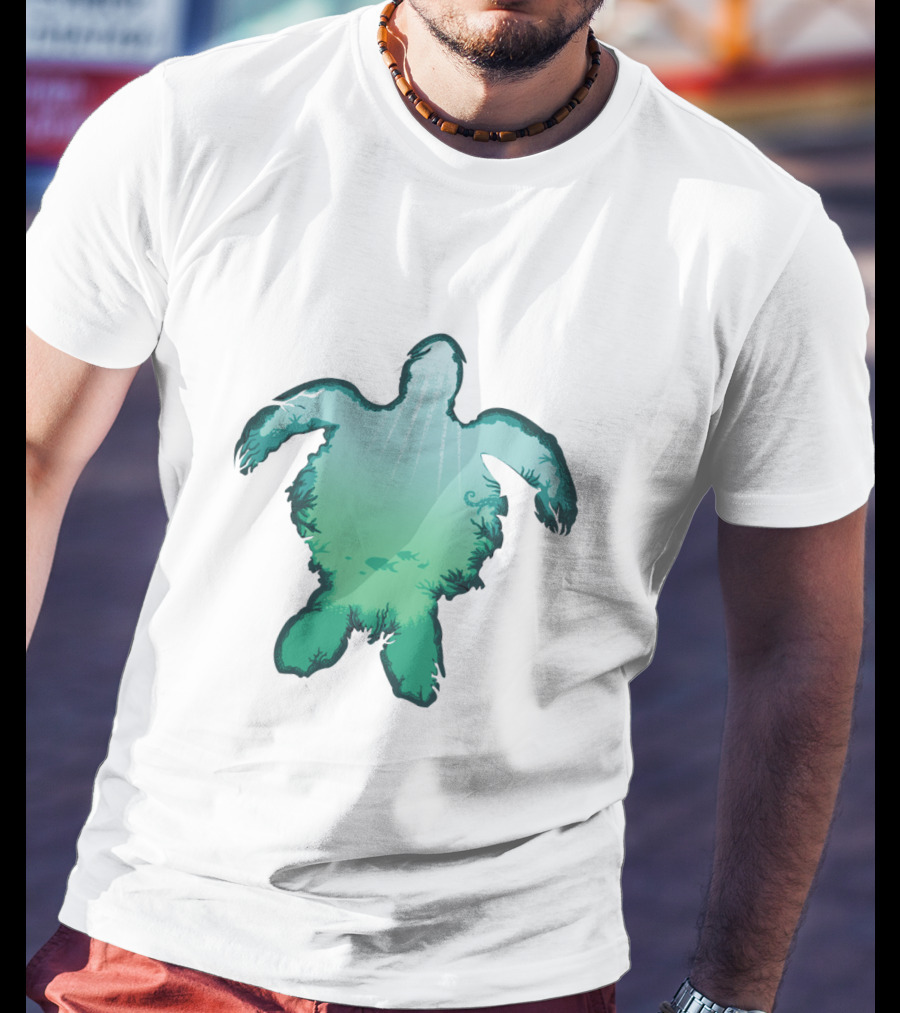 Turtle Green Ocean T-Shirt