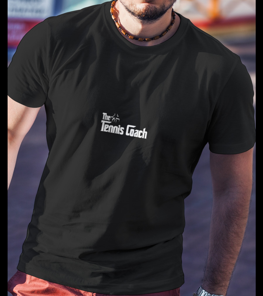 The Tennis Coach Godfather Parody Text T-Shirt