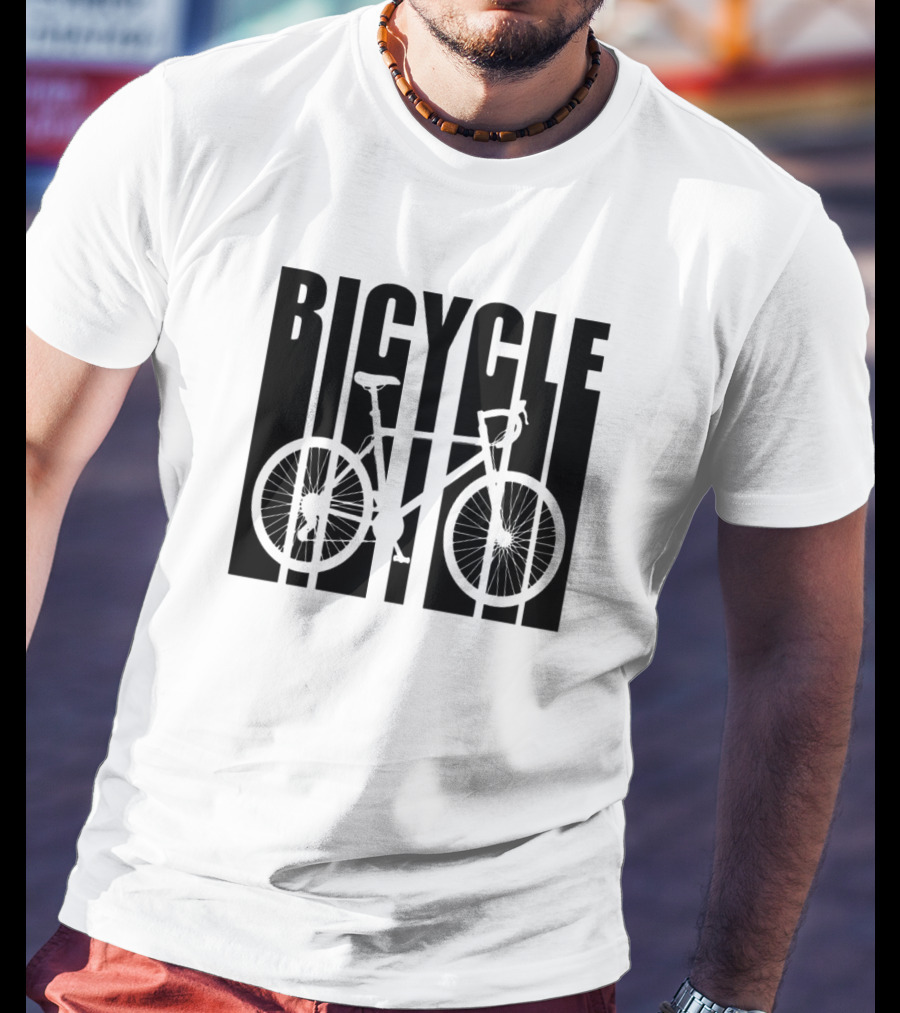 Bicycle Vertical Cutout T-Shirt