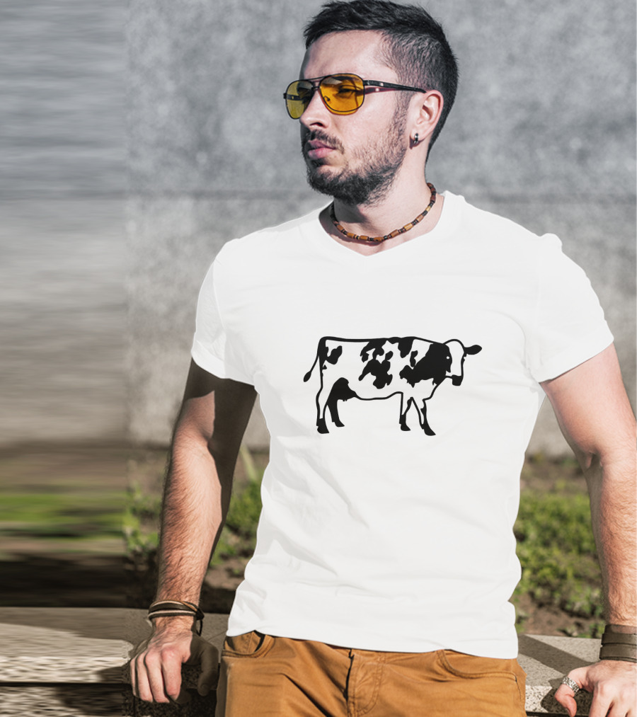 Farm Animals Cow Silhouette Classic T-Shirt