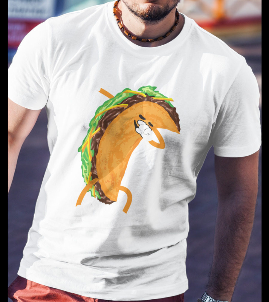 Tacos Tacos Tacos Tacos Dancing Taco Character T-Shirt