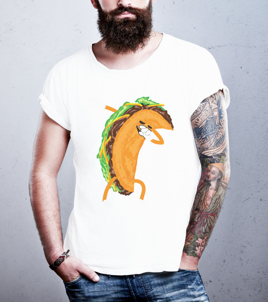 Tacos Tacos Tacos Tacos Dancing Taco Character T-Shirt