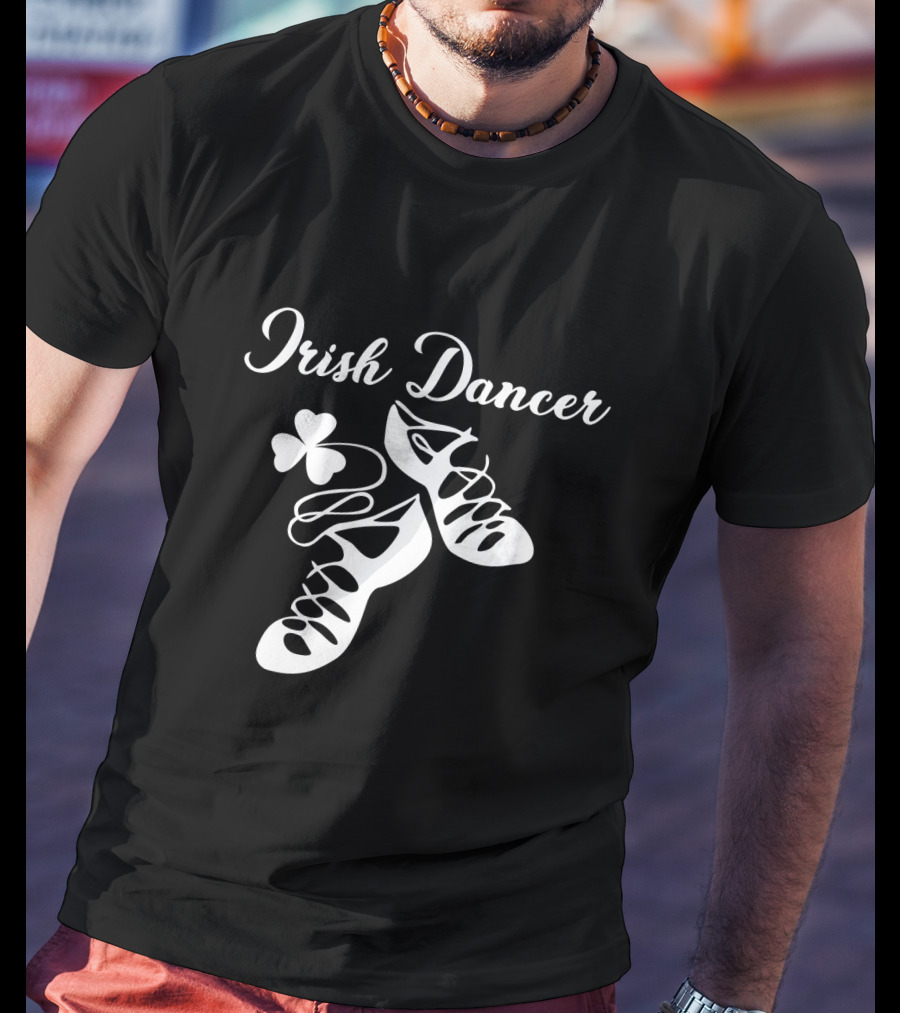 Irish Dancer Shoes Clover T-Shirt
