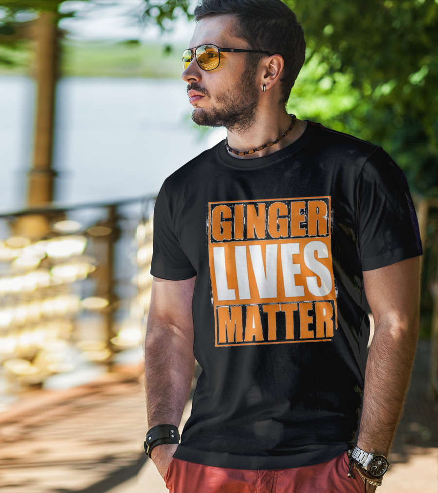 Ginger Lives Matter Funny Gingers Redhead T-Shirt
