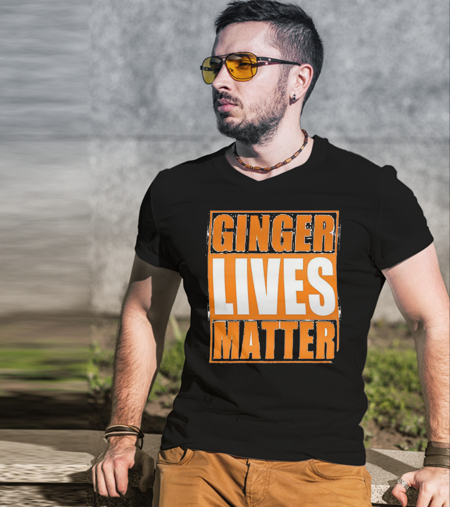 Ginger Lives Matter Funny Gingers Redhead T-Shirt