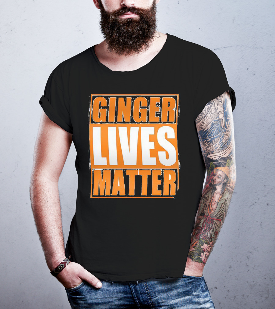 Ginger Lives Matter Funny Gingers Redhead T-Shirt