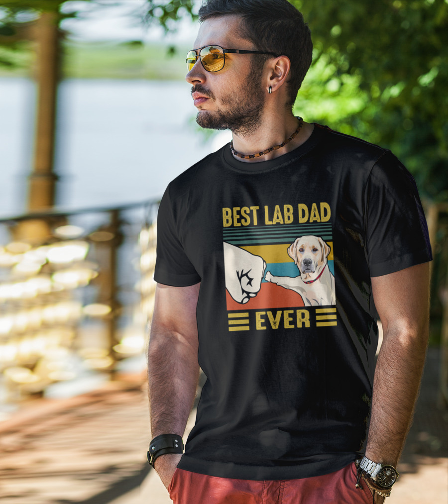 Best Lab Dad Ever T-Shirt
