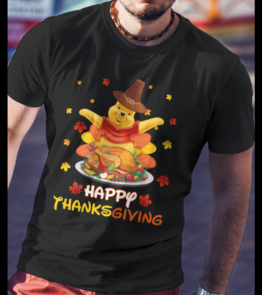 Happy Thanksgiving Pooh T-Shirt