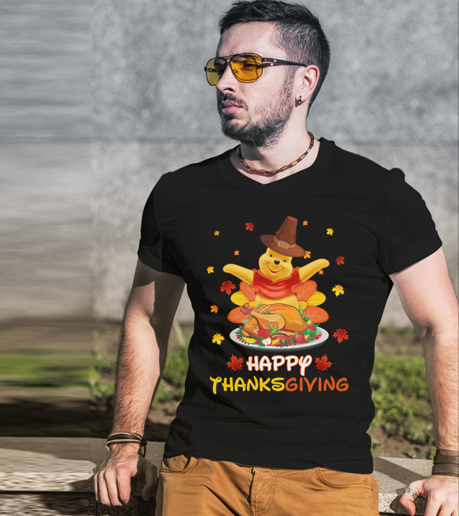 Happy Thanksgiving Pooh T-Shirt