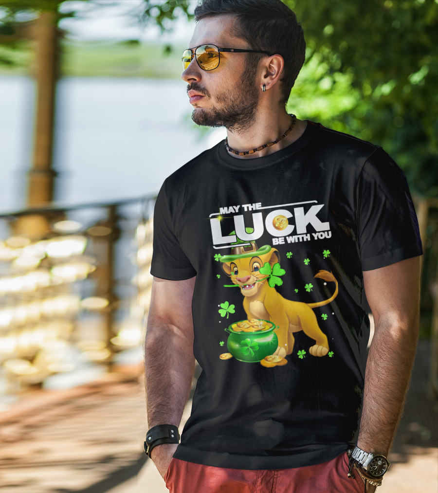 MAY THE LUCK BE WITH YOU Simba Luck T-Shirt