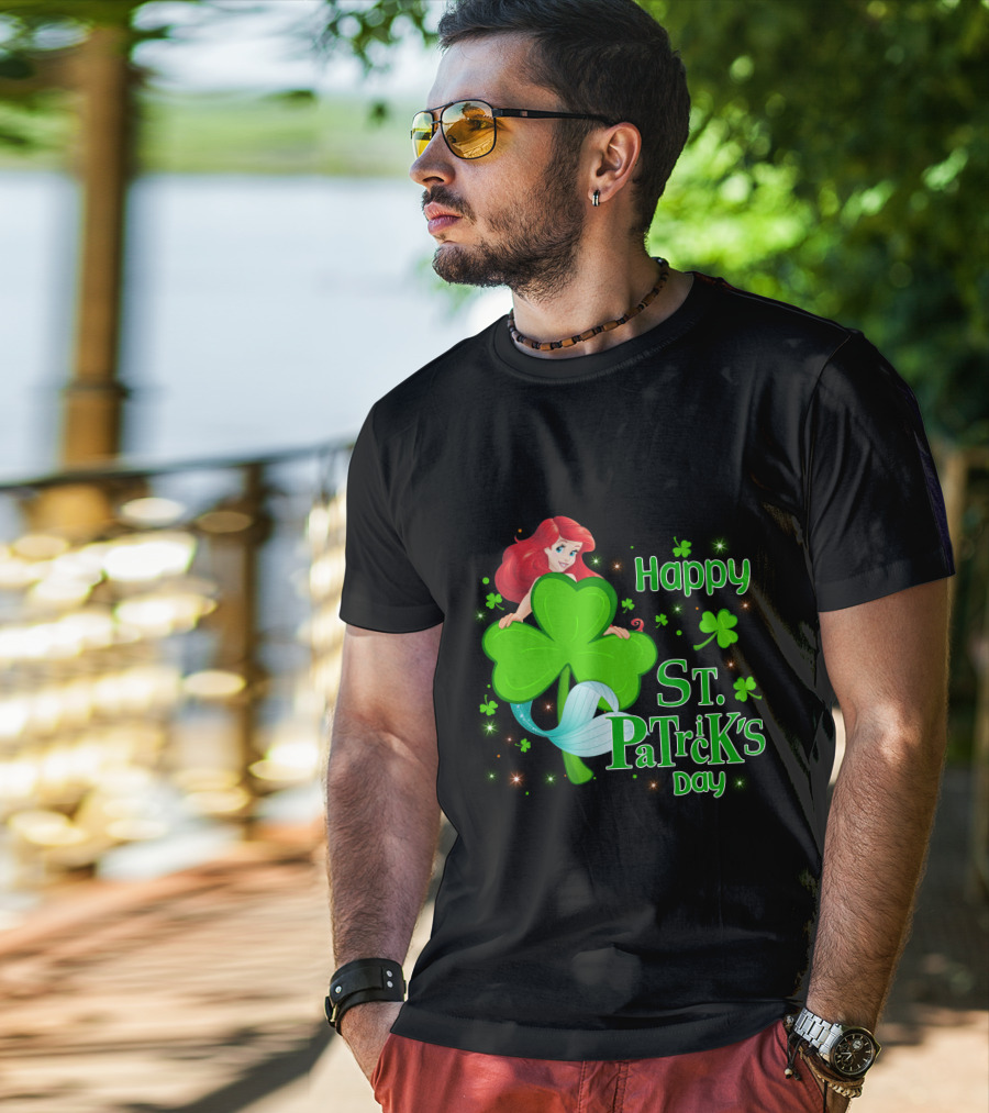Happy St. Patrick's Day Ariel T-Shirt