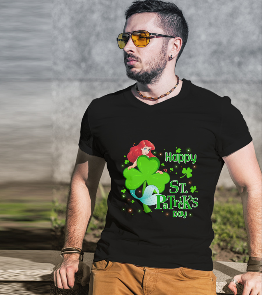 Happy St. Patrick's Day Ariel T-Shirt