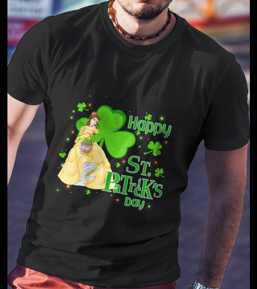 Happy St. Patrick's Day Belle Clover T-Shirt