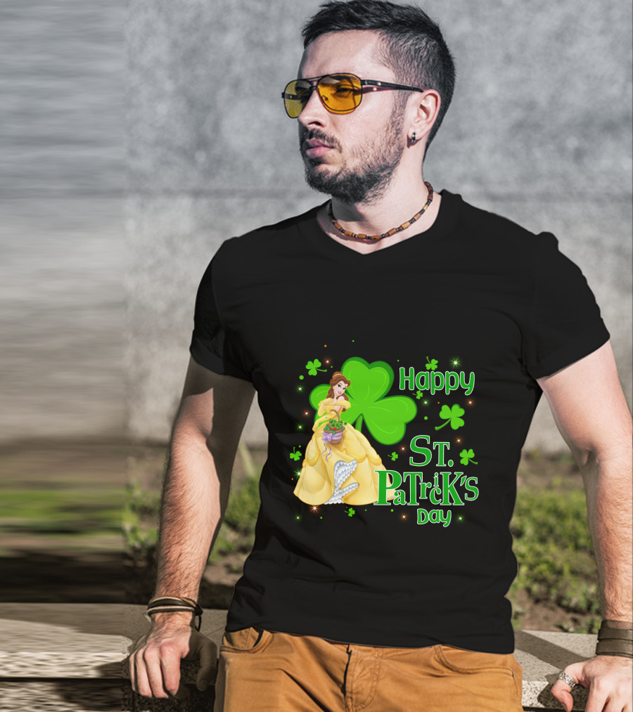 Happy St. Patrick's Day Belle Clover T-Shirt