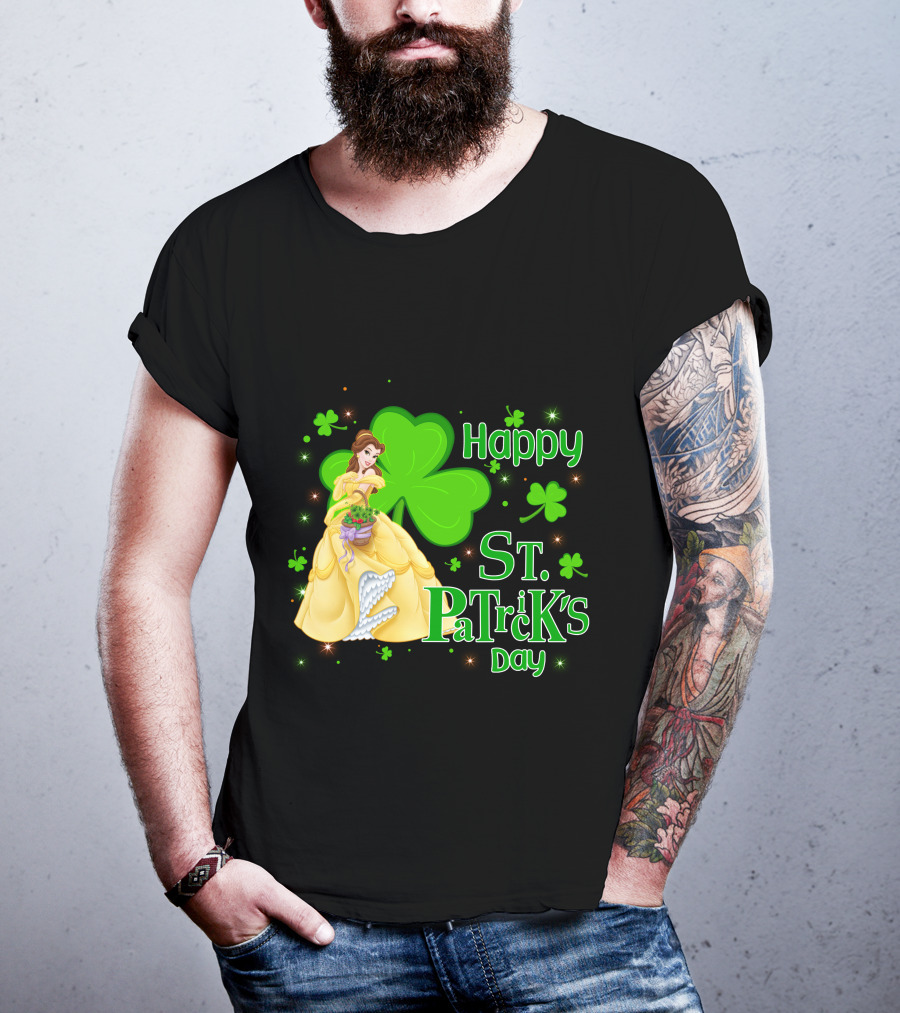 Happy St. Patrick's Day Belle Clover T-Shirt