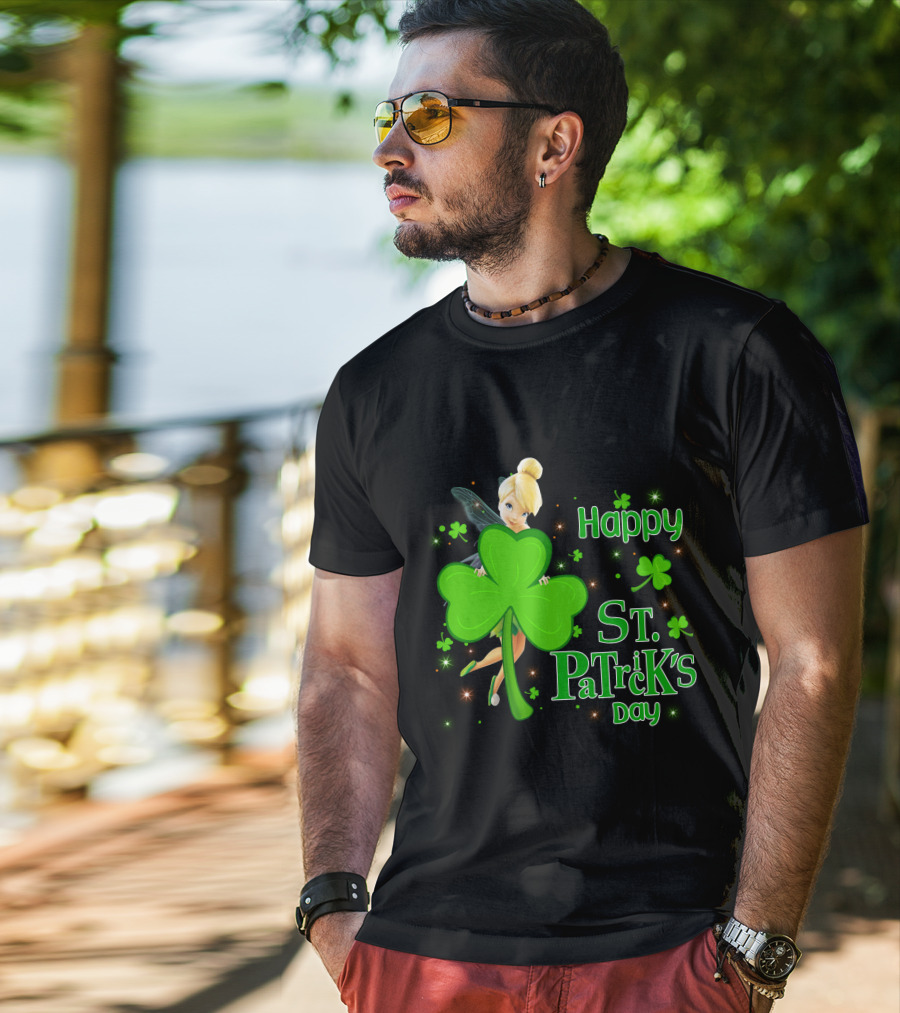 Tinkerbell Happy St. Patrick's Day T-Shirt