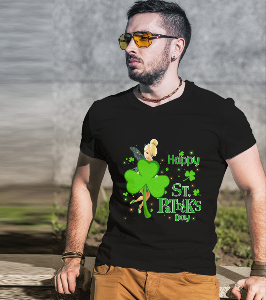 Tinkerbell Happy St. Patrick's Day T-Shirt