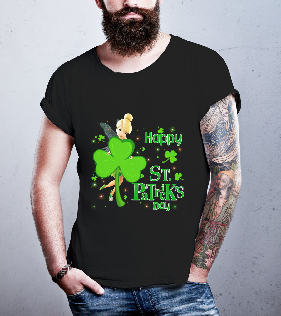 Tinkerbell Happy St. Patrick's Day T-Shirt