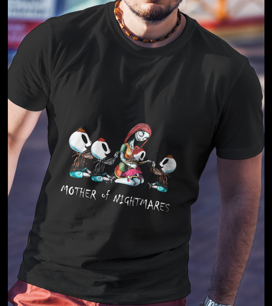 3 Boys 1 Girl Mother Of Nightmares Halloween T-Shirt