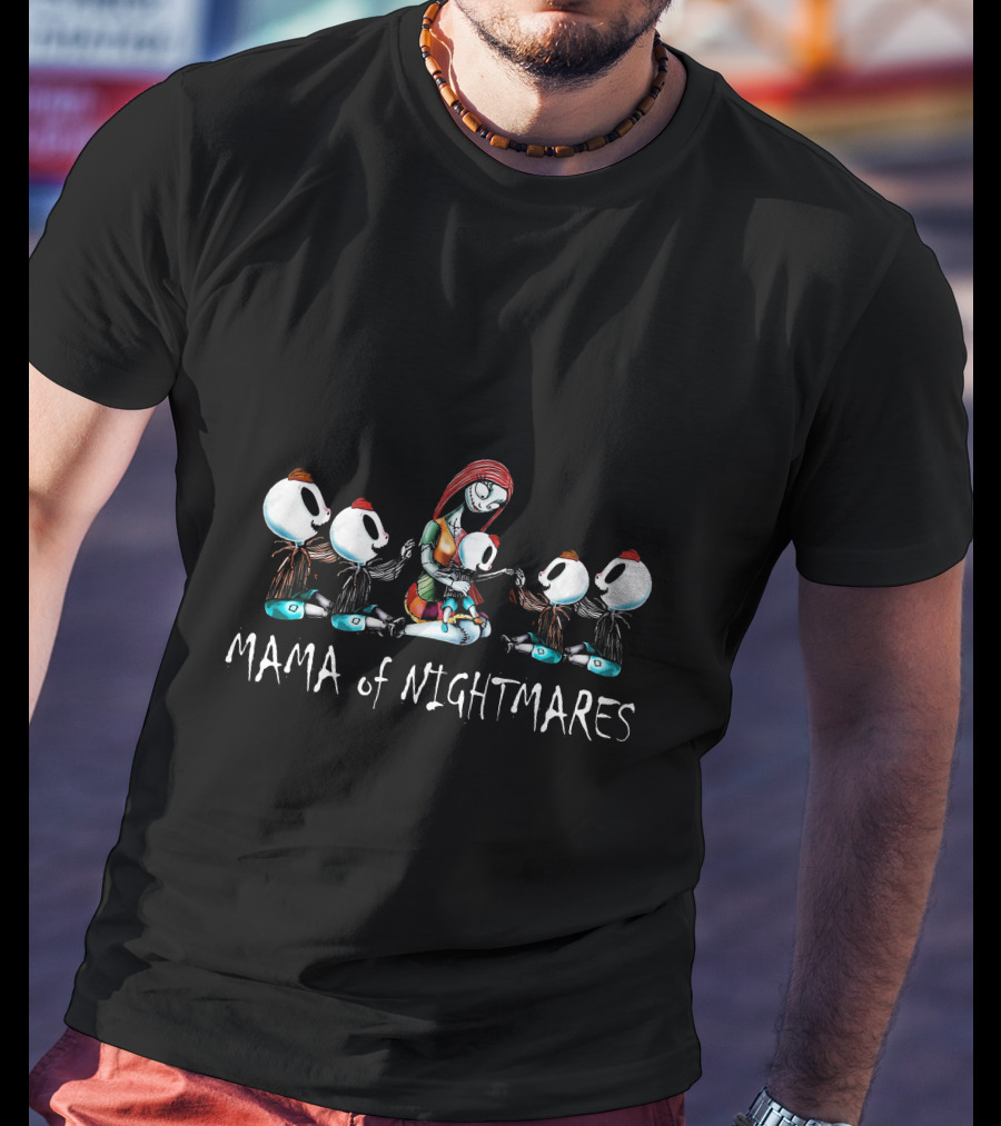 Mama Of Nightmares With Five Boys T-Shirt