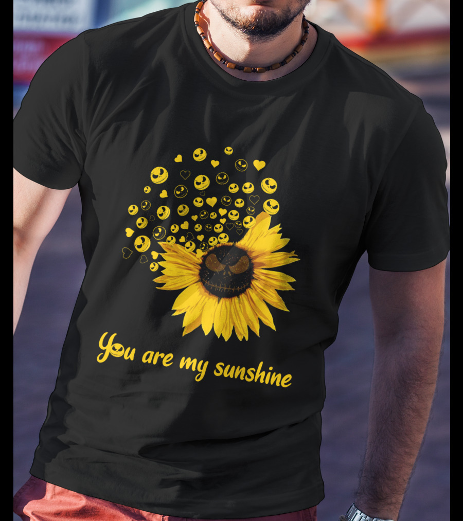 You Are My Sunshine Smiling Sunflower Faces T-Shirt
