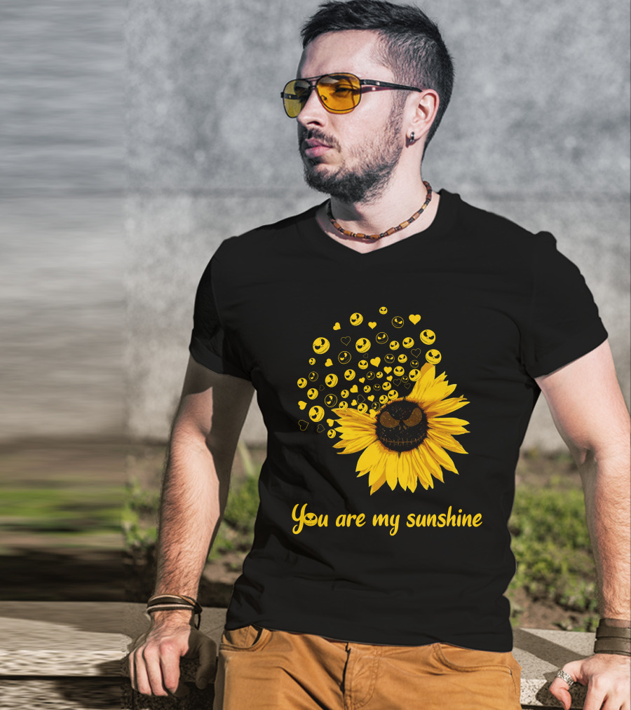 You Are My Sunshine Smiling Sunflower Faces T-Shirt