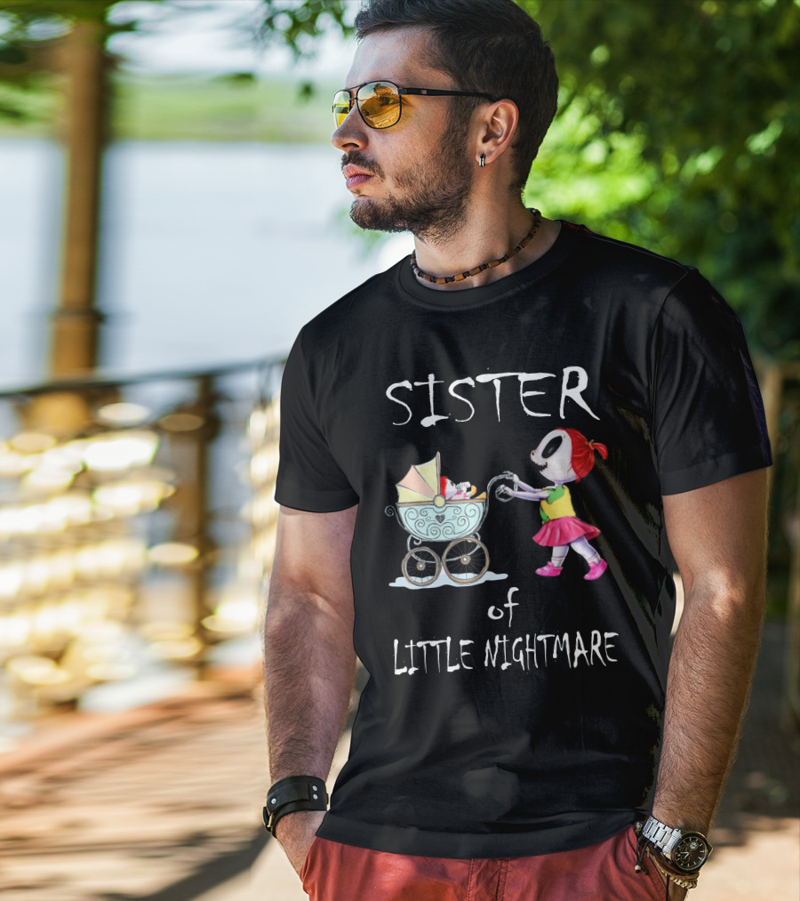 Sister Of Little Nightmare Skeleton Doll With Pram T-Shirt