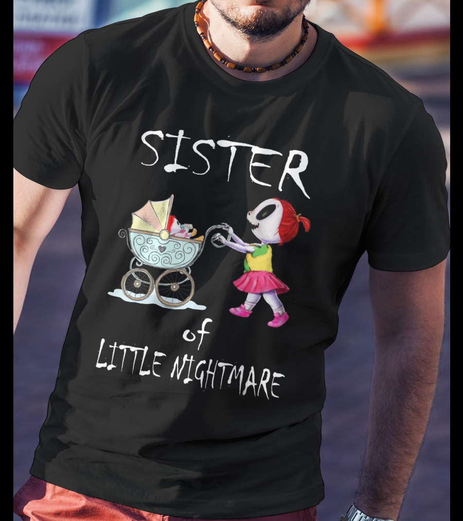 Sister Of Little Nightmare Skeleton Doll With Pram T-Shirt