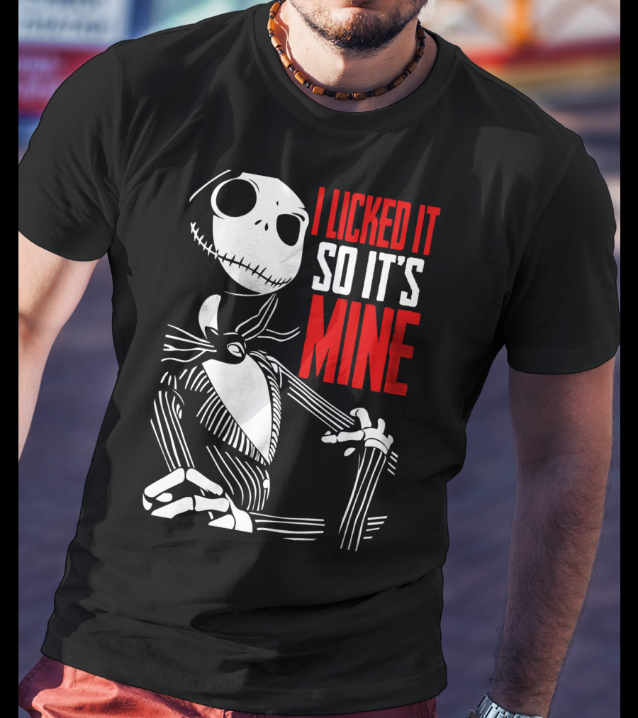 I Licked It So It's Mine Nightmare Large Character T-Shirt