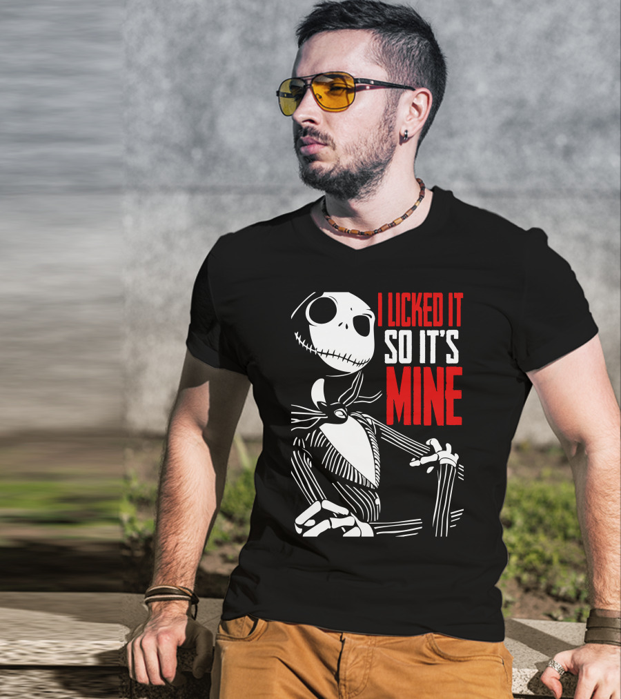 I Licked It So It's Mine Nightmare Large Character T-Shirt
