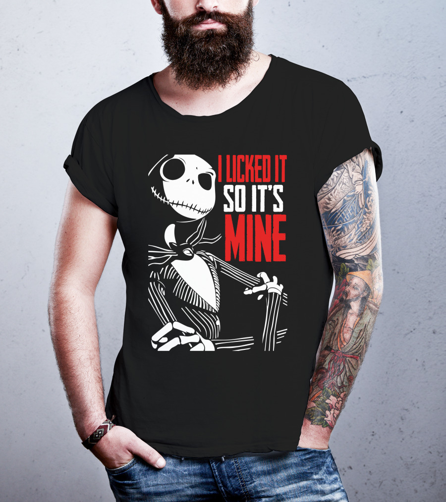 I Licked It So It's Mine Nightmare Large Character T-Shirt