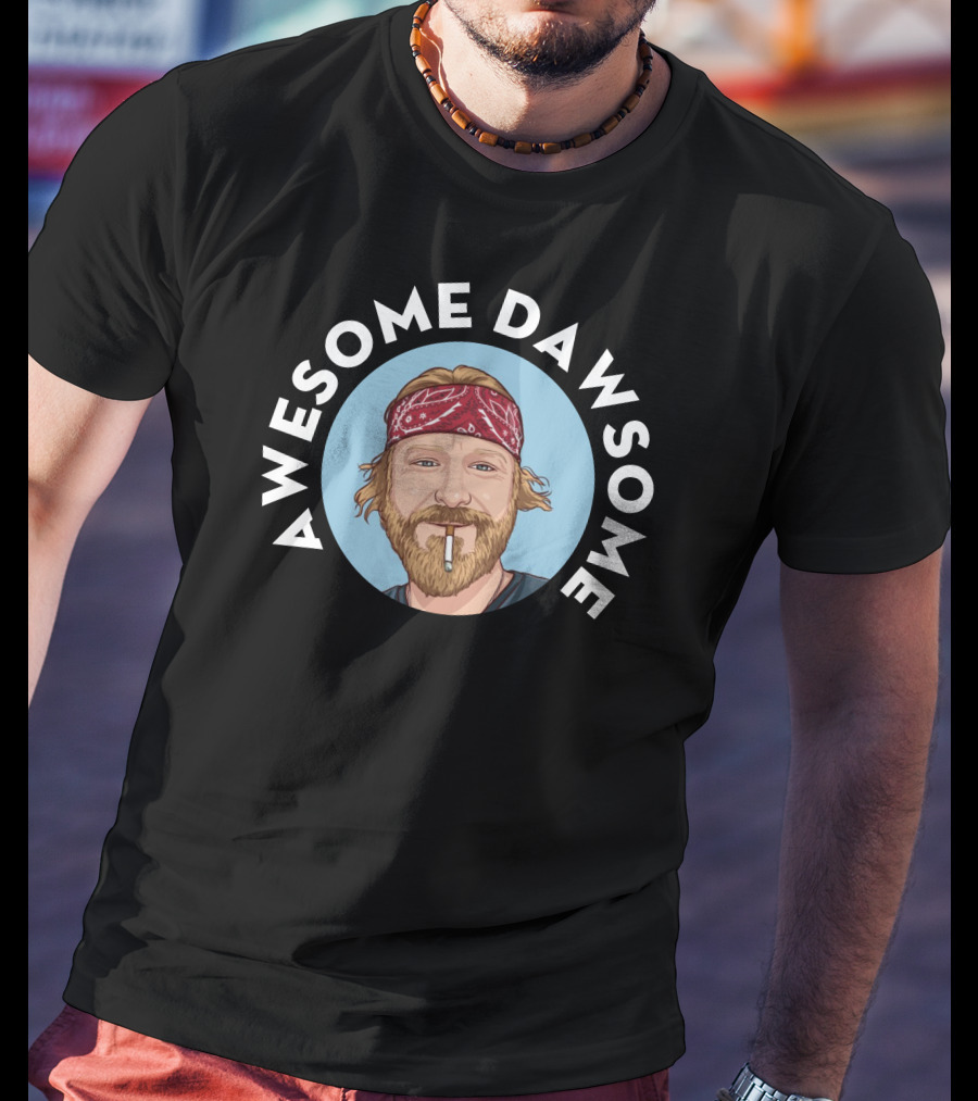 Awesome Dawsome Daws Angeles Red Bandana T-Shirt