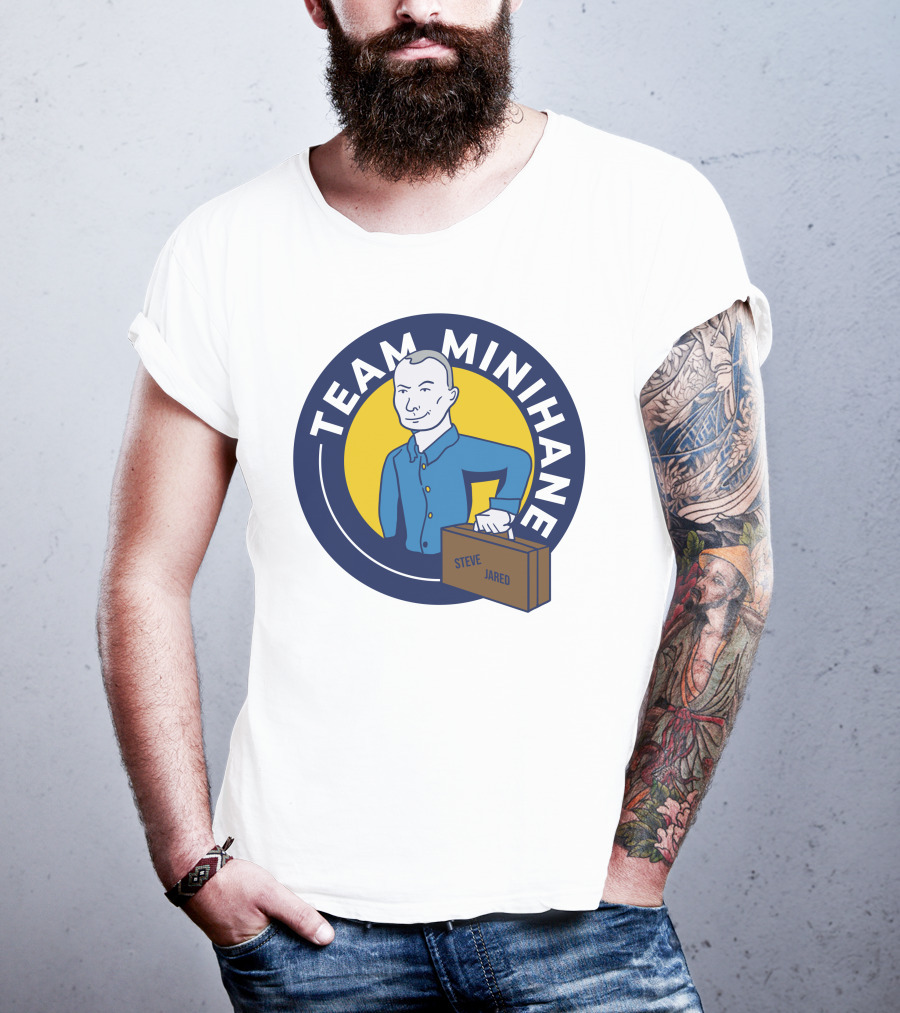 Team Minihane Steve Jared Retro T-Shirt