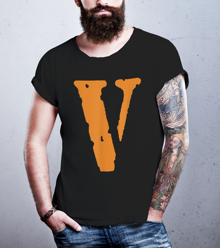 Orange V Icon V.LONE Branding T-Shirt