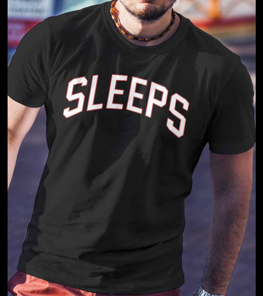 While She Sleeps Merch Sleeps Arch T-Shirt