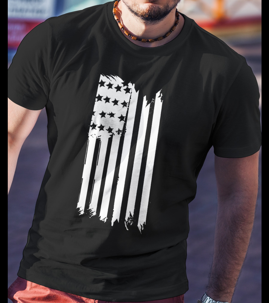 Pattymayo.tv Merch Distressed American Flag T-Shirt