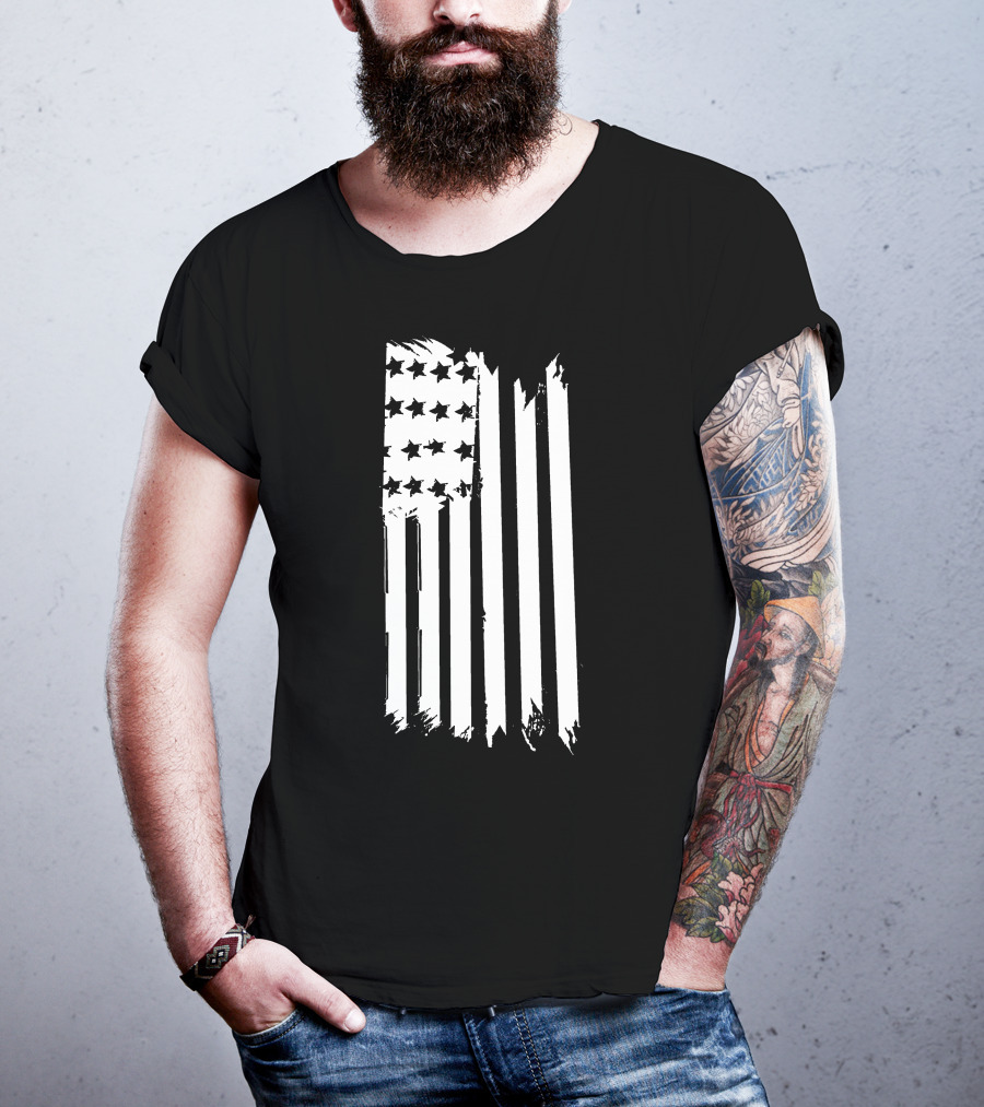 Pattymayo.tv Merch Distressed American Flag T-Shirt